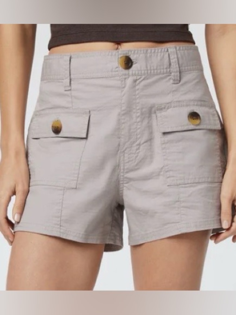 Vuori Ripstop Utility Shorts Lightweight XS Soft Pewter Gray Coastal Gorpcore